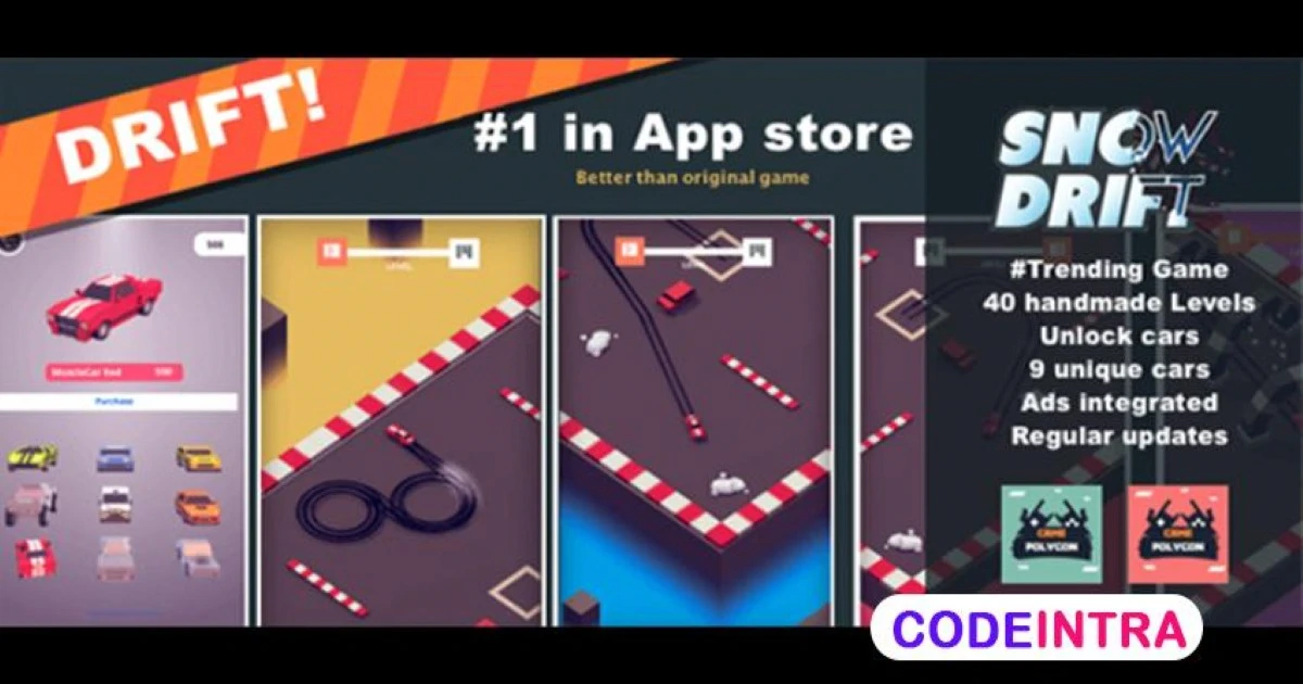 Snow Drift - Unity Trending Game - Codeintra