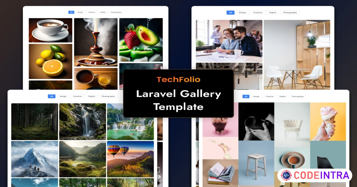 TechFolio - Laravel TailwindCSS Portfolio Template - Codeintra