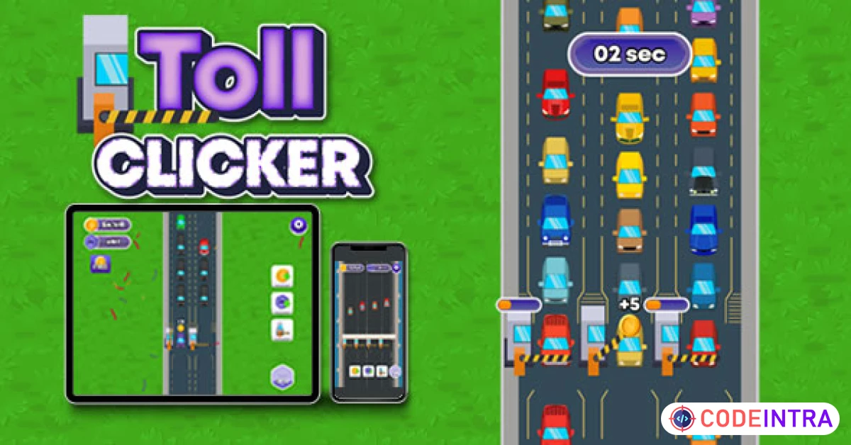 Product featured image Toll Clicker - HTML5 Game - Codeintra