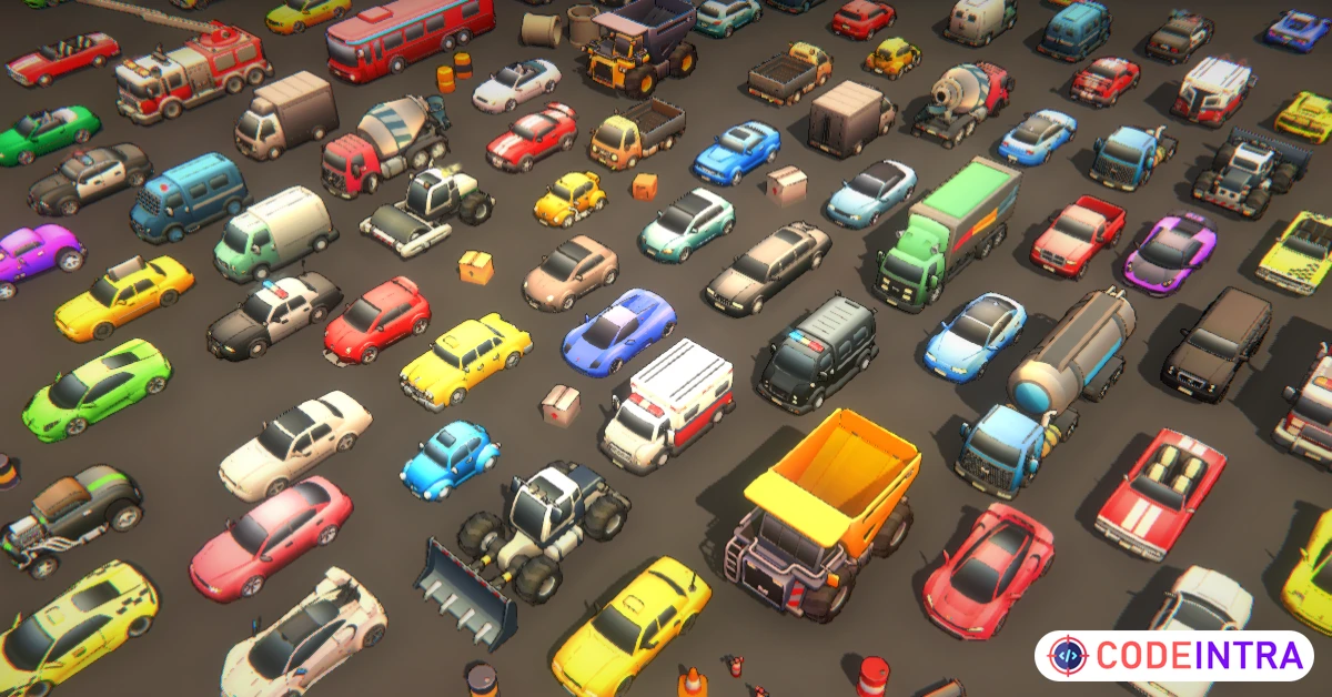 Product featured image Toon Vehicles | 3D Land | Unity Assets - Codeintra