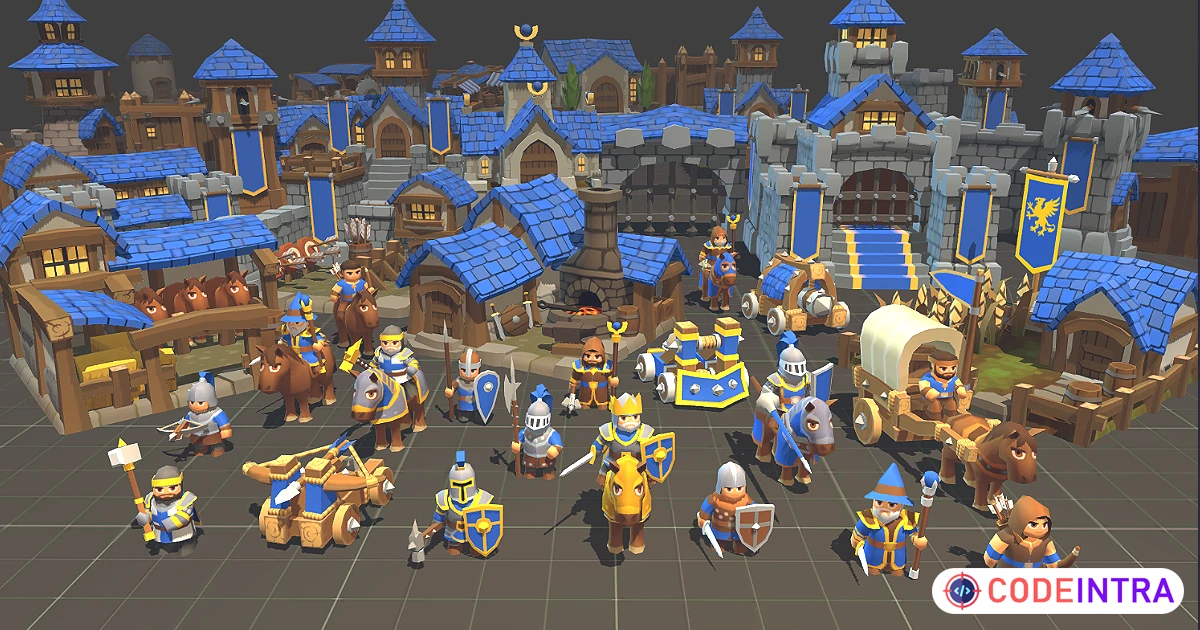 Toony Tiny RTS Set | 3D Characters | Unity Assets - Codeintra