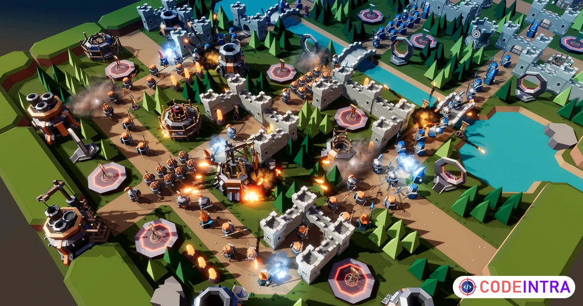 Tower Defense Pack - Low Poly 3D Art | 3D Fantasy | Unity Assets - Codeintra