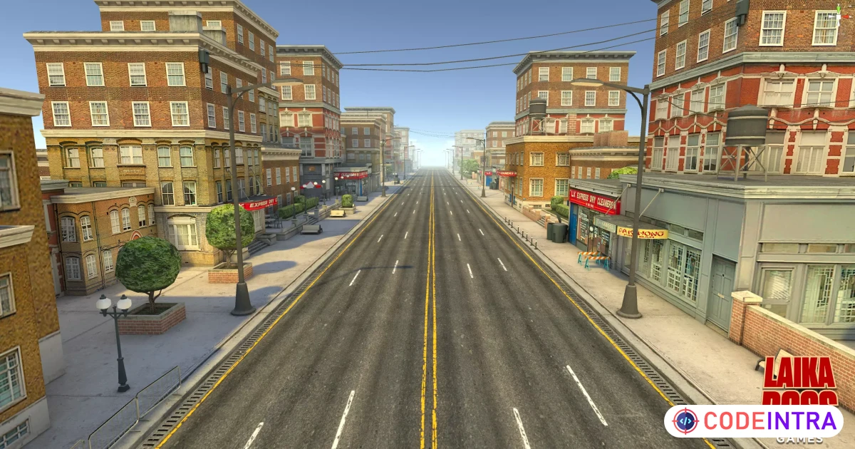 Town Road | 3D Environments | Unity Assets - Codeintra
