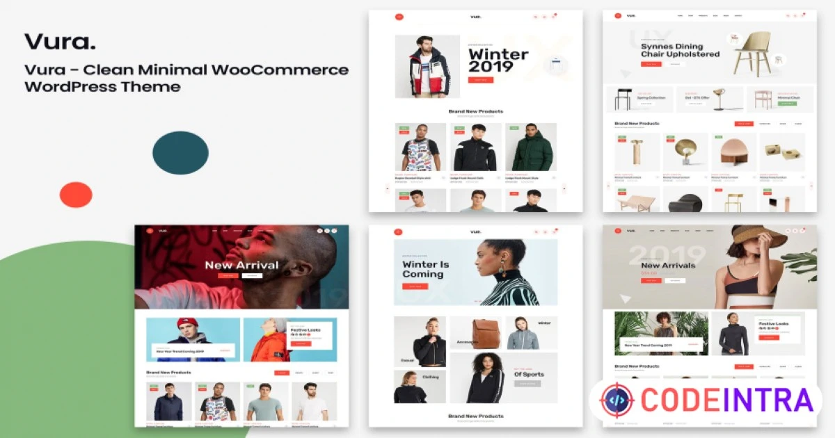 Vura - Clean Minimal WooCommerce WordPress Theme - Codeintra