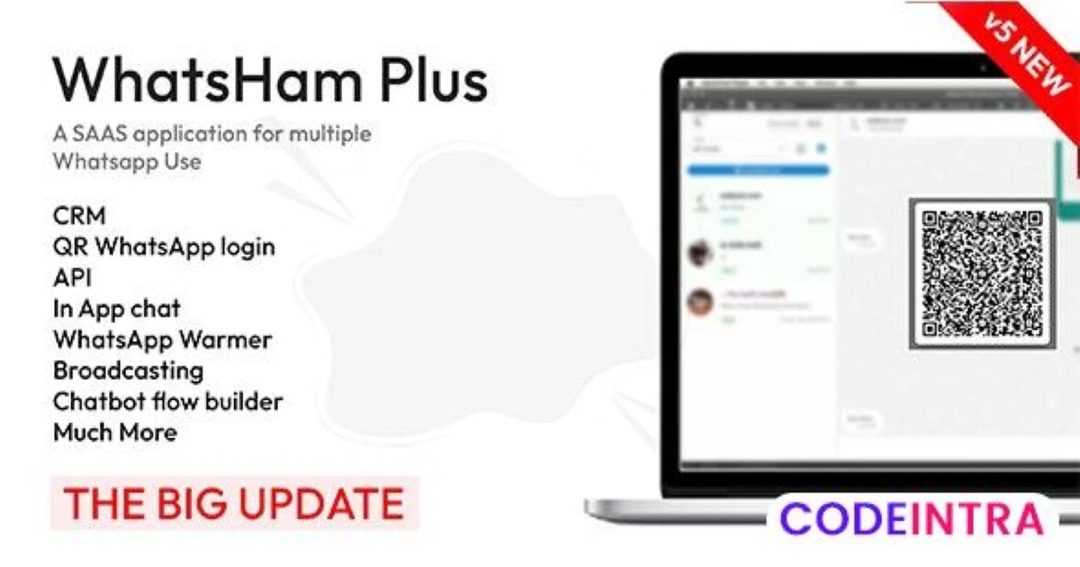 WhatsHam - Cloud based WhatsApp SASS, Wa Warmer, C - Codeintra