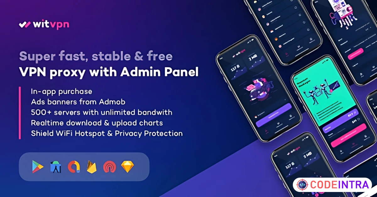 WitVPN - super fast, secure, stable & free VPN proxy for Android - Codeintra