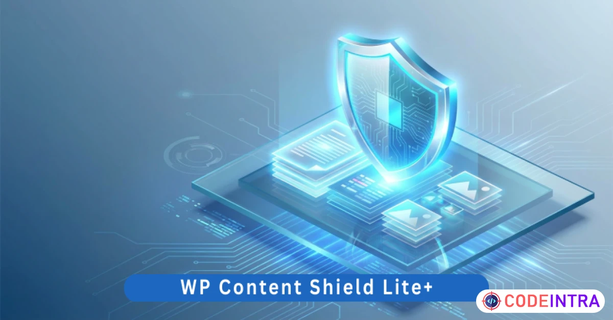 Product featured image WP Content Shield Lite+ | Disable Right-Click, Copy-Paste Protection & Content Security for WordPress - Codeintra