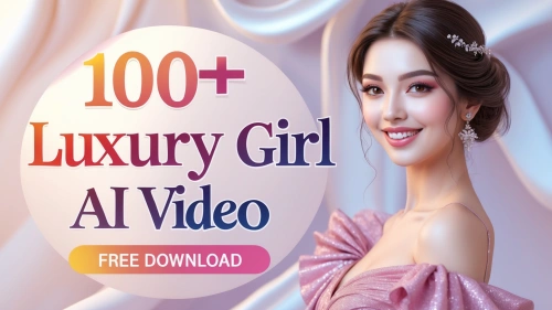 100+ Luxury Girl AI Video Reel Bundle Download