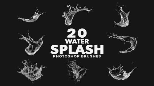 20 Water Splash Brushes