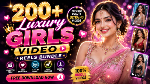 200+ Luxury Girls Video Reels for Instagram, Facebook, and Social Media