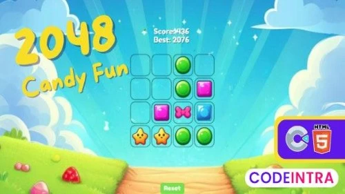 2048 Candy Fun - HTML 5 (C3p)