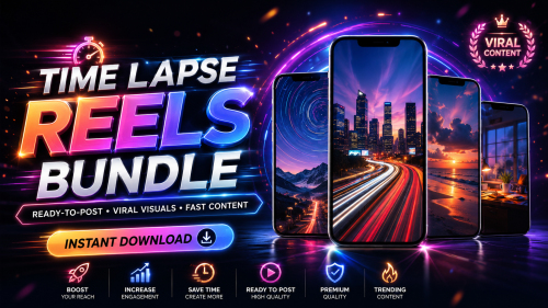 2200+ Time Lapse Reels Bundle Pack for Viral Short Videos