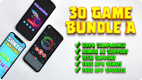 30 Games Bundle A - Android Games for Publishing
