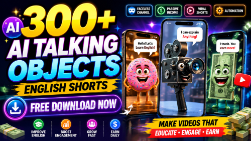 300+ Talking Objects English Health Short Viral AI Reels