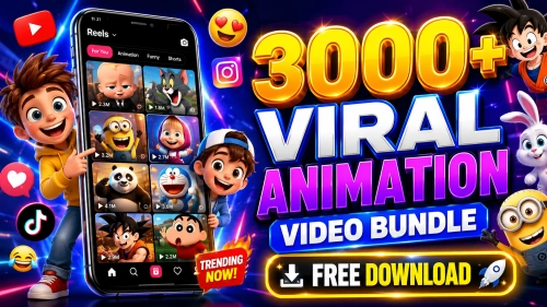 3000+ Viral Animation Video Bundle Download
