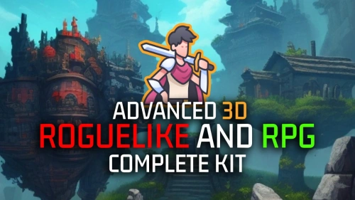 3D Roguelike RPG Complete Kit for Mobile and PC
