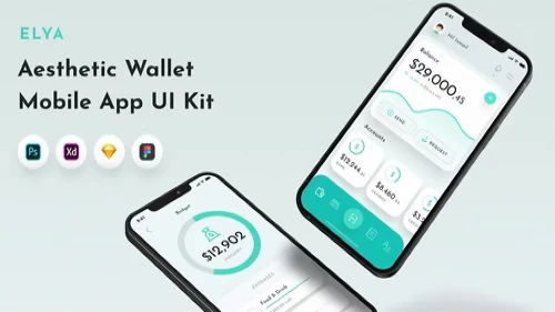 Elya - Wallet & Crypto Trading High Quality UI Kit