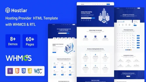 Hostlar – Domain Hosting Provider HTML Best Template