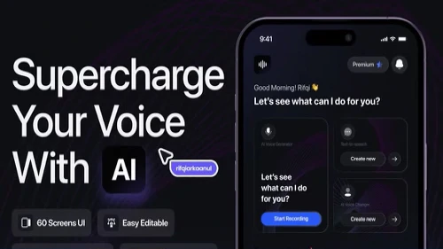 Voice AI - Voice AI UI Kit Made with Figma