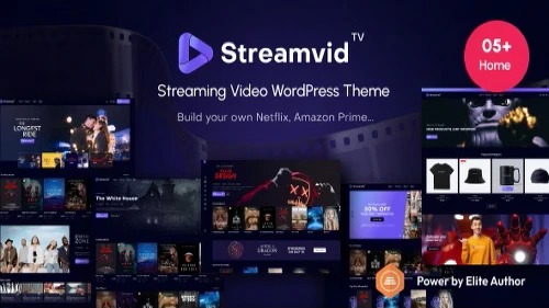 Premium StreamVid - Streaming Video WordPress Theme