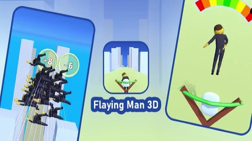 Flying man 3D Trending Unity Game Source Code