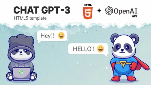 AI Chat GPT OpenAI HTML 5 - GPT 3 turbo16k & GPT4 ready