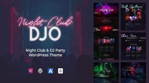 DJO - Night Club and DJ WordPress Premium Download