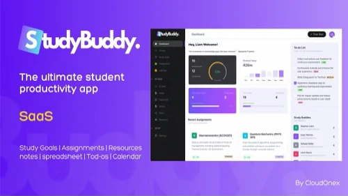 StudyBuddy SaaS - Collaborative Student Productivity