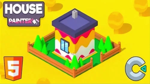 House Painter - (HTML5 Game - Construct 3) GPL Download