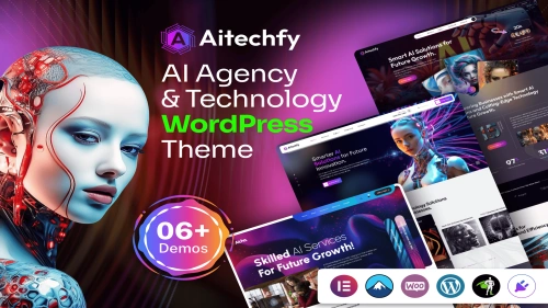 Aitechfy - AI Agency & Technology WordPress Theme