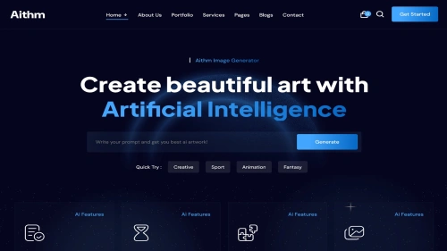 Aithm - AI Agency & Startup React Template