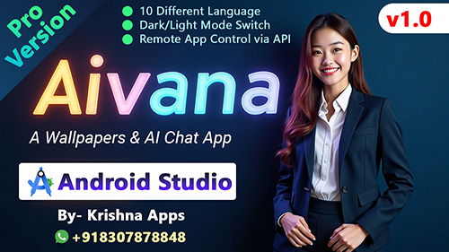 Aivana Pro - AI 4K Wallpaper App with AI Chat - Free API