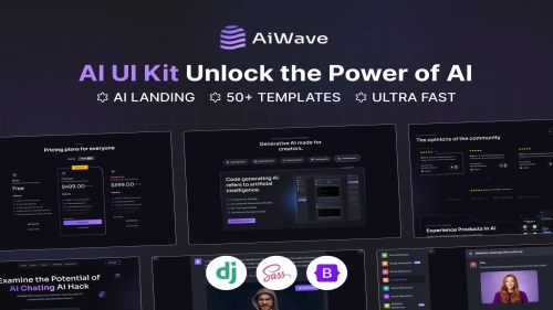Aiwave Django 5 AI SaaS Website + Dashboard UI Kit