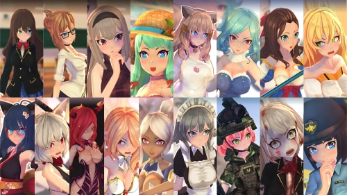 Anime Girls Pack | Characters | Unity Assets
