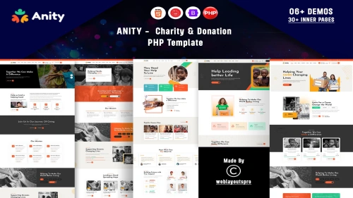 Anity | Charity & Donation PHP Template