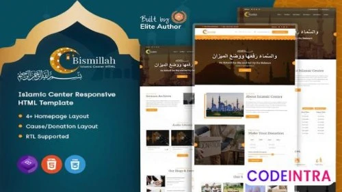Bismillah - Islamic Center HTML Template