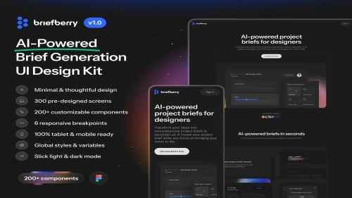 Briefberry: AI-Powered Brief Generation UI Kit