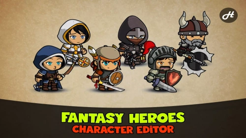 Character Editor [Fantasy] | 2D Characters | Unity Assets