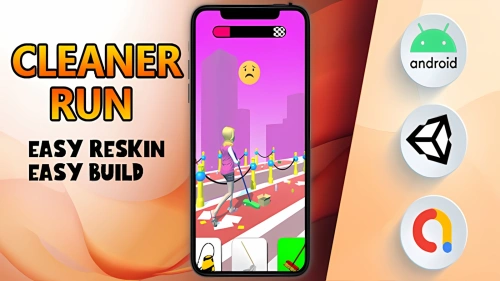 Cleaner Run - Unity - Admob
