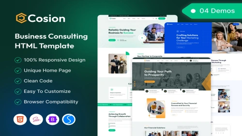 Cosion - Business Consulting HTML Template