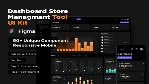 Dashboard Store Managment Tool - Figma Resources