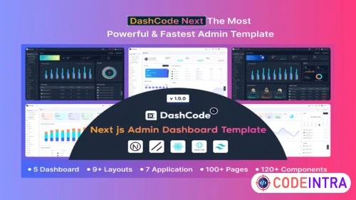 Dashcode Next – Tailwind & Next.js Admin Dashboard