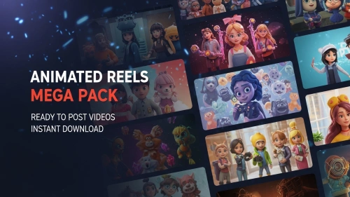 Done For You Animated Reels Bundle for TikTok and YouTube