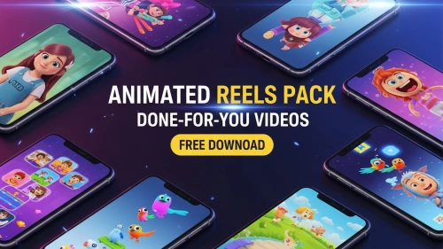 Done-For-You Animated Reels Kit – PLR Content for Creators