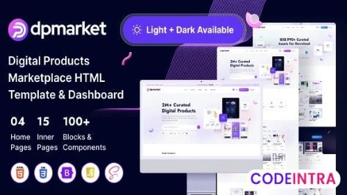 DpMarket – Digital Products Marketplace Html5 Temp