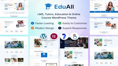 EduAll - Education LMS Tutors & Course WordPress