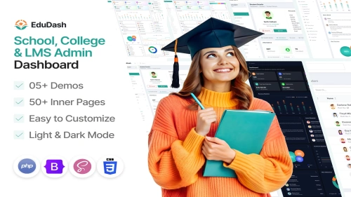 Edudash - Education Management Admin Dashboard Php