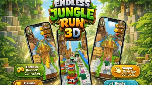 Endless Jungle Run 3D Mobile Game Unity
