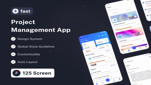 Fast Project Management App - Figma Resources