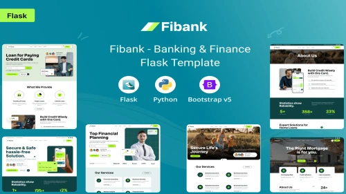 Fibank - Banking & Finance Flask Template